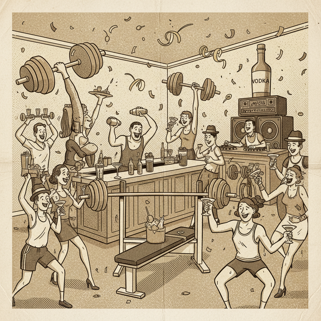 A Vodka "Gym" Pop-Up