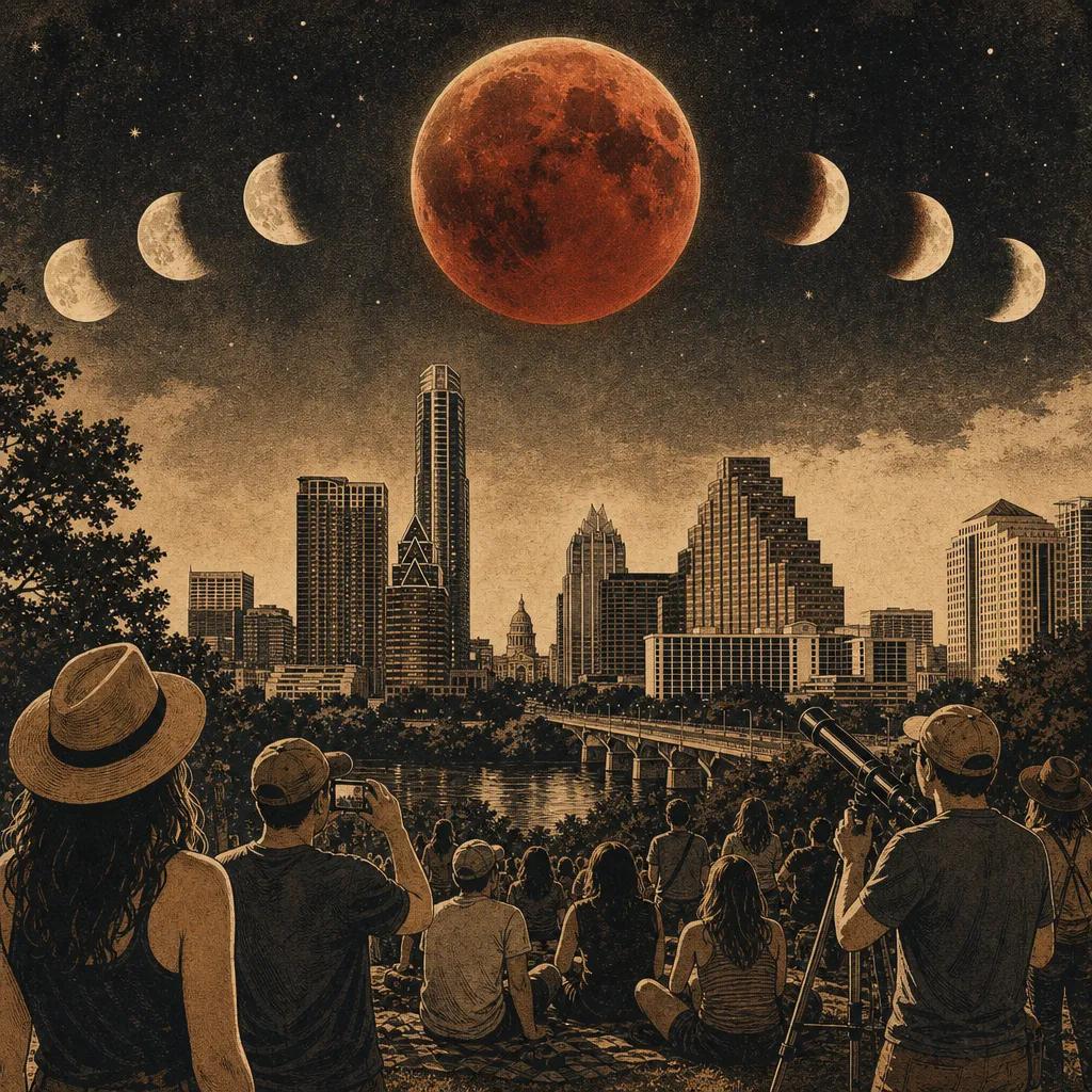 Austin to see the only total lunar eclipse of 2026: When to see March's blood moon