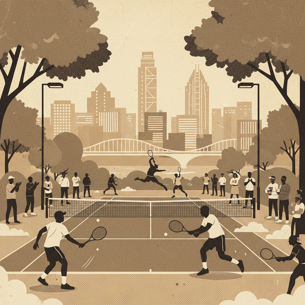 New Tennis Courts Open